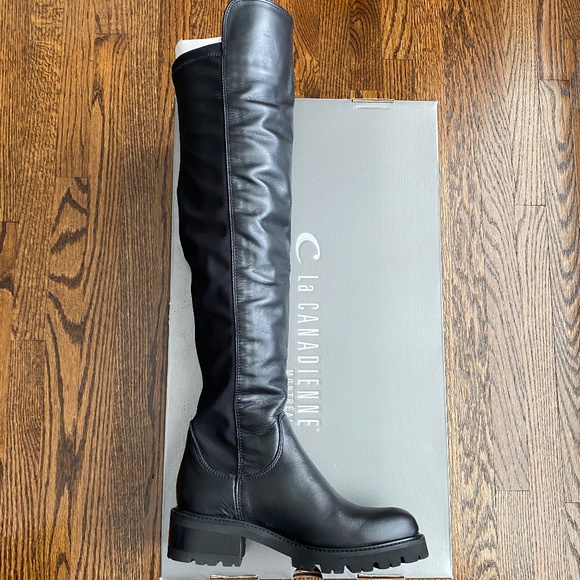 *BNIB* La CANADIENNE Catherine Leather Boot - Sz 6 - Picture 3 of 16